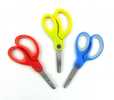 Ножницы с прорезиненными ручками 13 см.2 сорт 1 шт. ― cena-optom.ru - Всё по одной цене