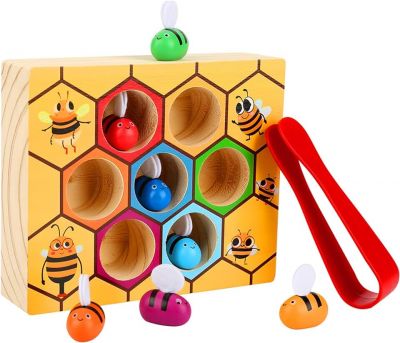 Игра деревянная Пчелки в сотах  ― cena-optom.ru - Всё по одной цене