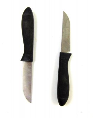 Нож с прорезиненной ручкой с дефектом 20 см.1 шт. ― cena-optom.ru - Всё по одной цене