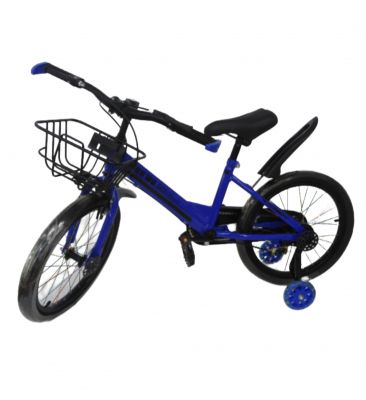Велосипед детский 18 дюймов 5-7 лет цвет: красный,синий,оранжевый  ― cena-optom.ru - Всё по одной цене