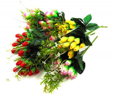 Букет цветов 15 бутонов 25 см.1 шт. ― cena-optom.ru - Всё по одной цене