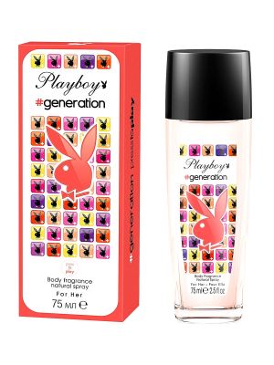 Парфюмированная вода для женщин Playboy Generation for her Body fragrance natural spray  75 мл. ― cena-optom.ru - Всё по одной цене