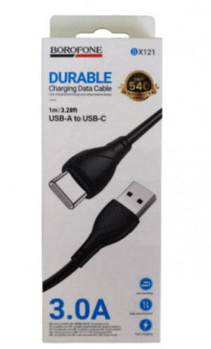 Кабель BOROFONE BX121 Charging Data Cable USB- TYPE-C