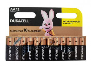 Батарейки Duracell  АА пальчиковые 12 шт.