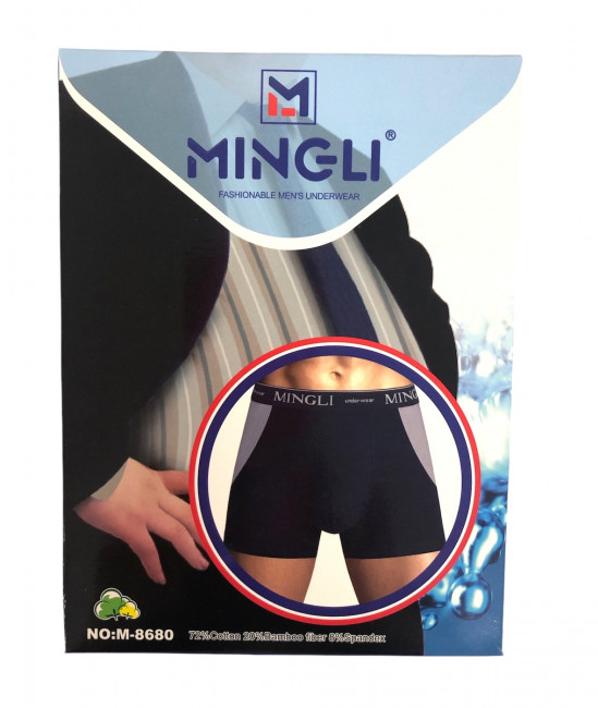 Трусы мужские 72% хлопок 20% бамбук р.6XL-7XL-8XL 1 шт.