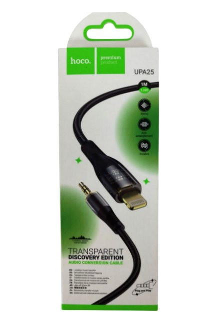 HOCO UPA25 IOS BLACK (AUX)