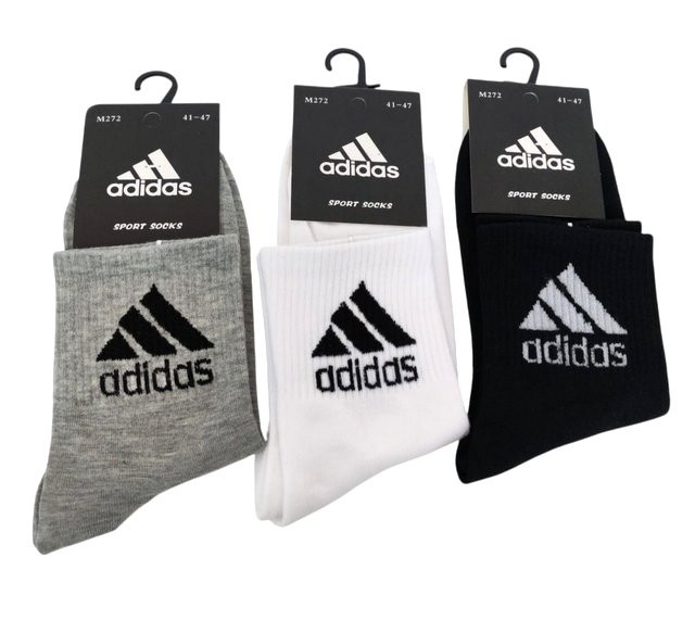 Носки женские Adidas 80 % хлопок р.36-41 / 10 пар в упаковке/ 1 пара