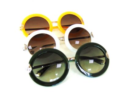 Очки солнцезащитные с металлическими дужками 1 шт. ― cena-optom.ru - Всё по одной цене