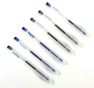 Ручка гелевая синяя 0,5 мм.1 шт. ― cena-optom.ru - Всё по одной цене