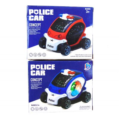 Машина полицейская со световыми и звуковыми эффектами 10*13 см. ― cena-optom.ru - Всё по одной цене