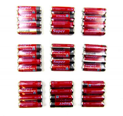 Батарейки пальчиковые MAXELL SUPER made in INDONESIA 4 шт. ― cena-optom.ru - Всё по одной цене