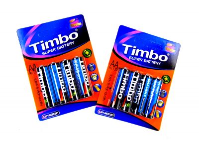 Батарейки пальчиковые Timbo 4 шт. ― cena-optom.ru - Всё по одной цене