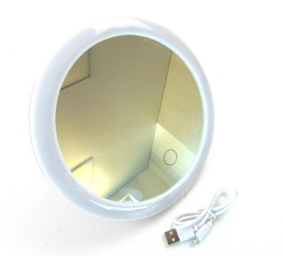 Зеркало с подсветкой и USB кабелем 18 см.1 шт. ― cena-optom.ru - Всё по одной цене