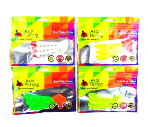 Приманка силиконовая 3 шт.8 см.