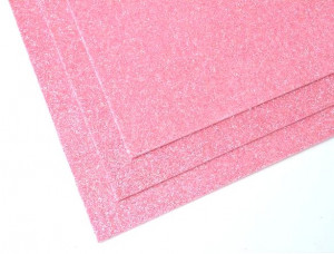 Фетр с глиттером Розовый Плотность - 180 г/м.² , толщина 2 мм. размер листа 20*30 см.1 шт.