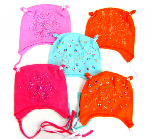 Шапка для девочек трикотажная 1 шт.