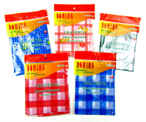 Скатерть праздничная одноразовая 120*150 см.