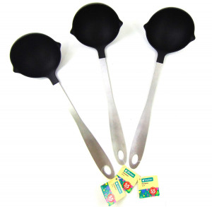 Половник металл+пластик 32 см.1 шт.