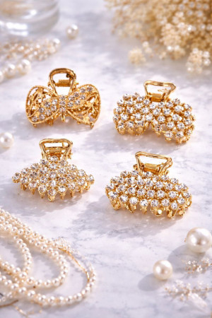 Заколка краб металлический 4 см.1 шт.