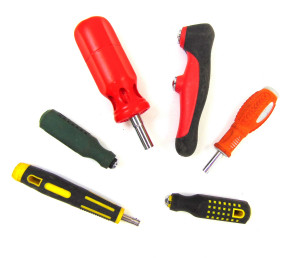 Ручка для отвертки 9-12 см.1 шт.