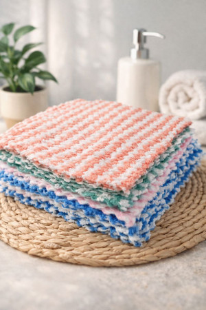 Салфетка микрофибра 24 см.1 шт.