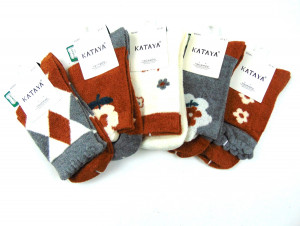 Носки женские термо 55%хлопок 25%кашемир р.37-41 /10 пар в упаковке/ 1 пара