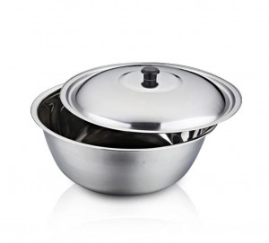 Чаша металлическая с крышкой 8*35 см.1 шт.