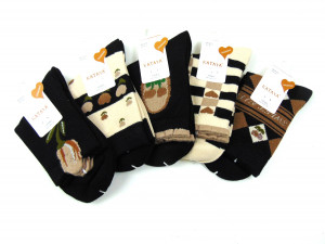 Носки женские термо 55%хлопок 25%кашемир р.37-41 /10 пар в упаковке/1 пара