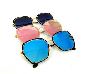 Очки солнцезащитные с металлическими дужками 1 шт.