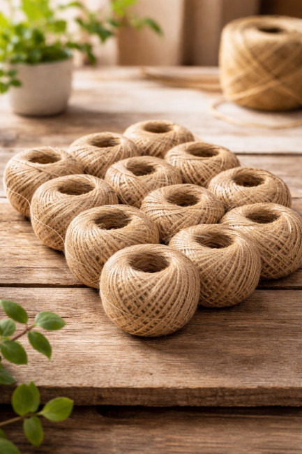 Шпагат джутовый натуральный 90 гр.1 шт./12 шт.упаковка/