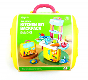 Чемодан с кухней 30 предметов 27*27 см.1 шт.