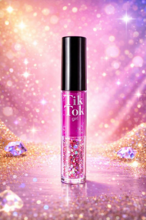 Лак для дизайна ногтей со стразами ТИК ТОК  6 мл.1 шт.