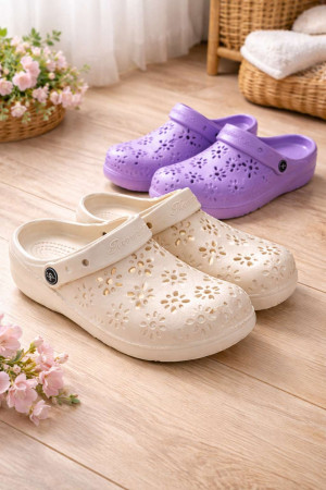 Шлепки женские 2 сорт р.36-41 1 пара / 12 пар в коробке/