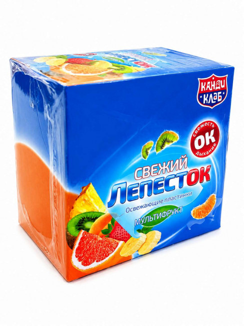 Десерт желейный "Фруктовые дольки" манго 50мл*30шт