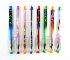 Ручка синяя гелевая 14 см.1 шт.