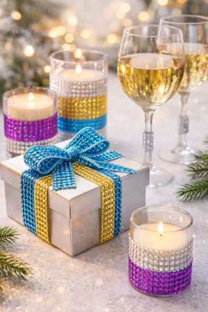 Лента для декора 2,54 см.*1,82 м.