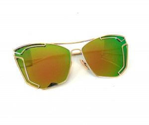 Очки солнцезащитные с металлической оправой и  дужками 1 шт.