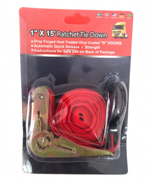 Стяжка для крепления груза 6 м.25 мм.1 шт./120 шт.коробка