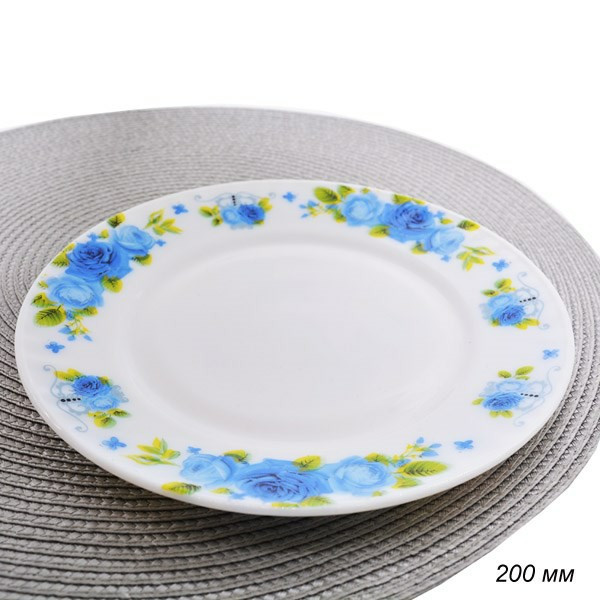 Тарелка опаловое стекло 3*20 см./ 6 шт.в коробке/ 1 шт.