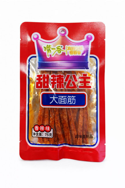 Остро-пряные пшеничные соломинки ZuiBaXiang 75г