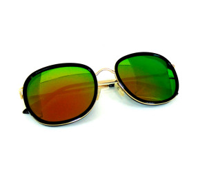 Очки солнцезащитные с металлической оправой и  дужками 1 шт.