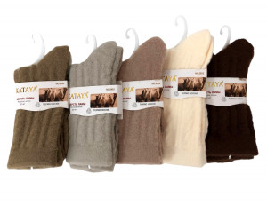 Носки женские термо 80% шерсть ламы р.36-41 / 10 пар в упаковке/ 1 пара