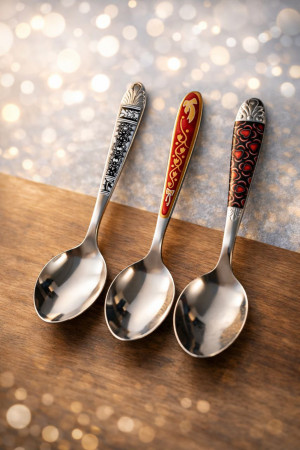 Ложка столовая в асортименте 18-19 см.1 шт.