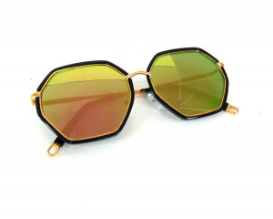 Очки солнцезащитные с металлической оправой и  дужками 1 шт.