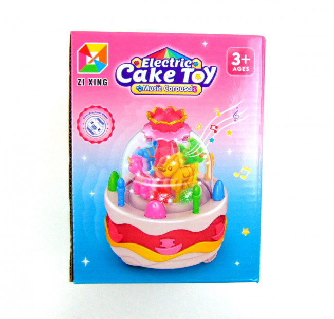 Карусель музыка,свет 12*15 см.1 шт.