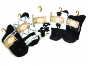 Носки женские термо 80%норки кашемира р.37-41 /10 пар в упаковке/ 1 пара