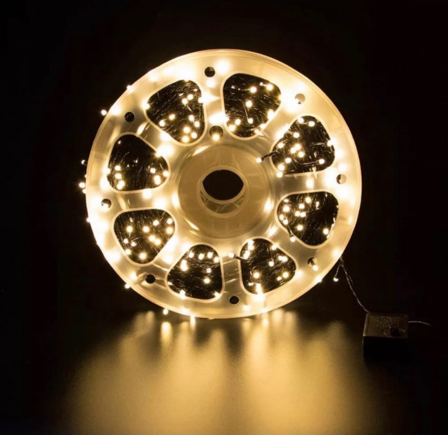 Гирлянда уличная Теплый белый цвет 50 м.