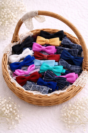 Заколка зажим Бант в ассортименте  9-10 см.1 шт.