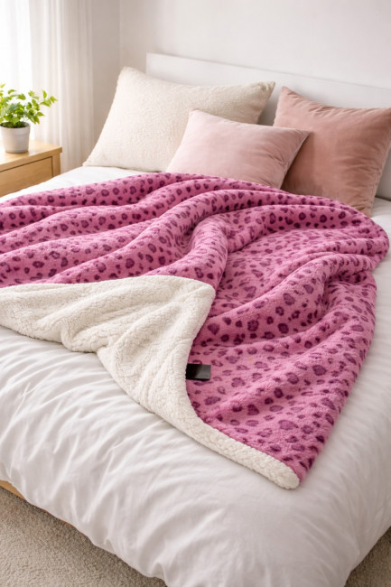 Плед двухсторонний 220*230 см.1 шт.