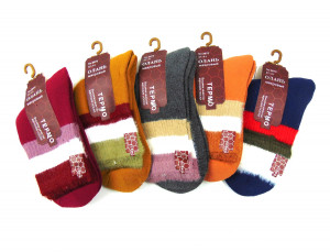 Носки женские термо махровые 30%шерсть собаки 50% хлопок р.37-41 /10 пар в упаковке/ 1 пара